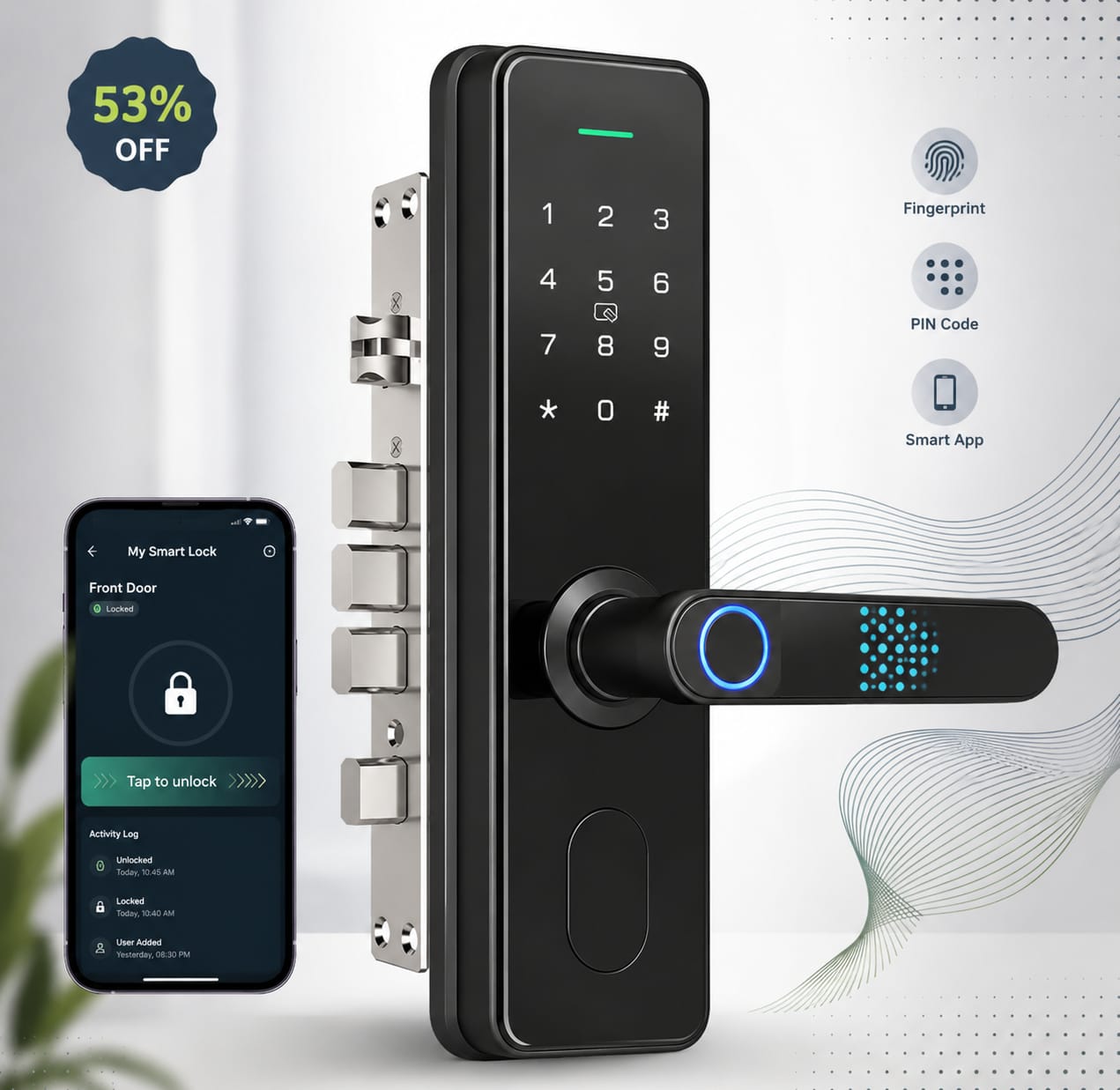 QUBO Smart Door Lock Select from Hero Group Review: 7-Way Unlocking, Fingerprint & App Control