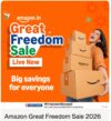 Amazon Great Freedom Sale 2026: Best Deals on Mobiles, Laptops, Tablets & Home Appliances